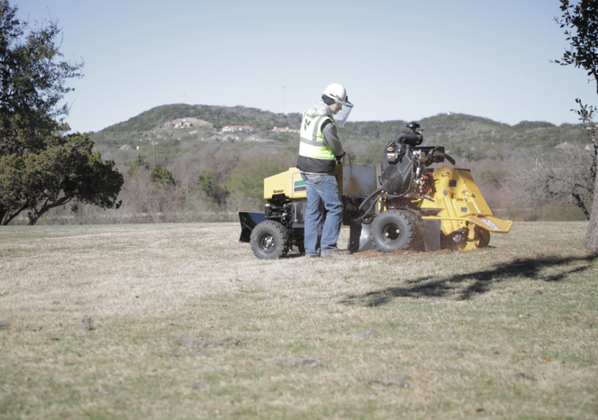 Stump Grinder FAQs including how it works, types, safety, and stump