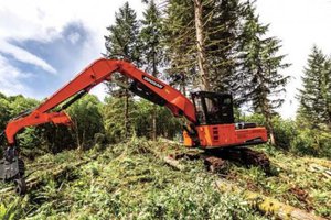 Doosan’s Largest Log Loader Takes on Forestry’s Biggest Challenges