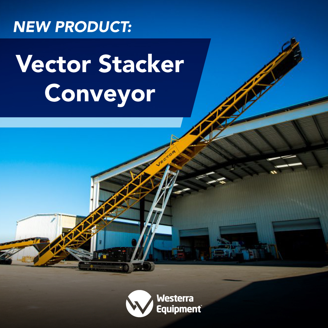 Stacker conveyor help move heavy bulk materials more effectively with improved worker safety. See how you can increase the speed of moving ores, gravel, limestone, earth and metals today. Learn more on website or contact us at 1.888.713.4748.

#WesterraEquipment #VectorEquipment