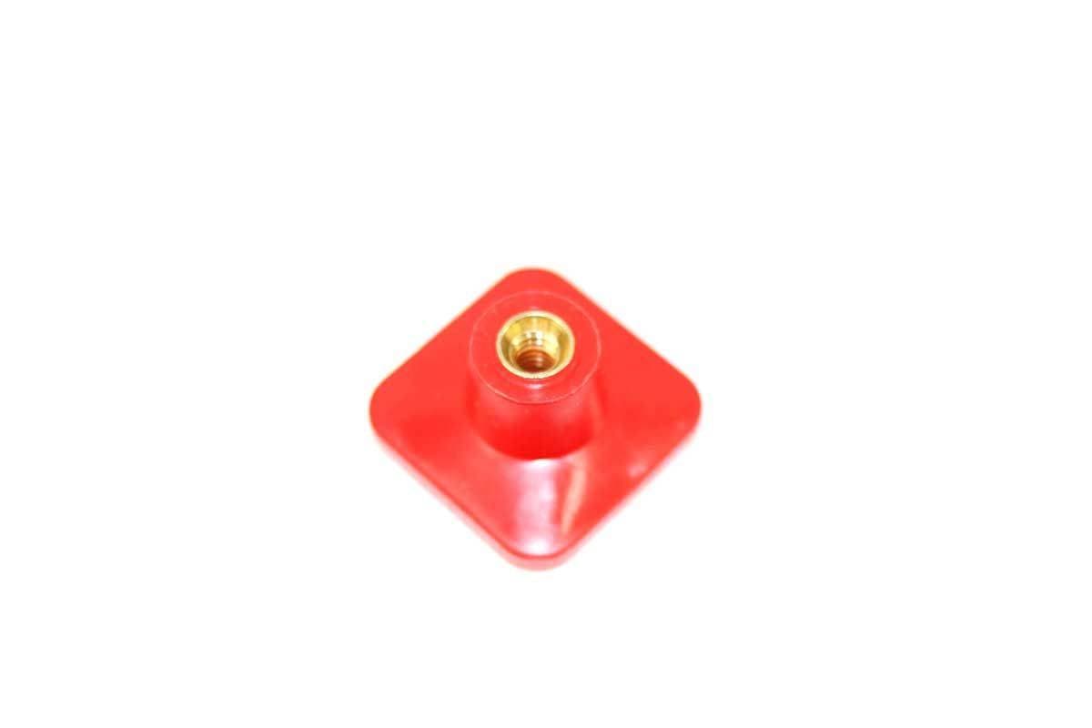 Genuine Bobcat Control Knob, 6737524 showing the threaded end.