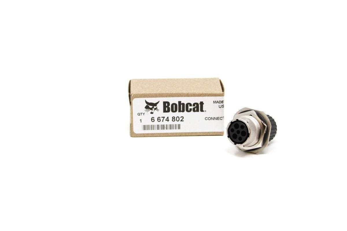 Genuine Bobcat 7 Pin Connector 6674802 showing view 1