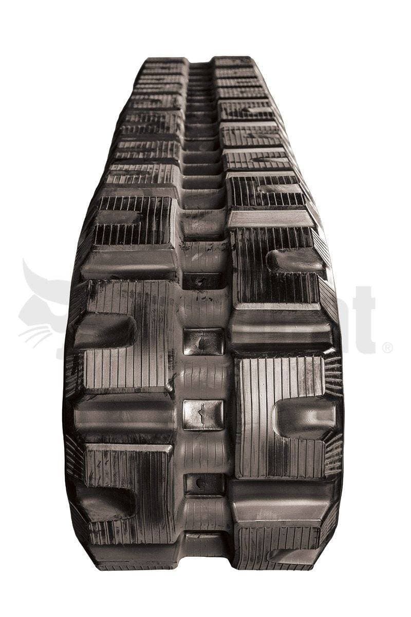 Genuine Bobcat C-Pattern Rubber Tracks, 6680150 showing offset lugs.