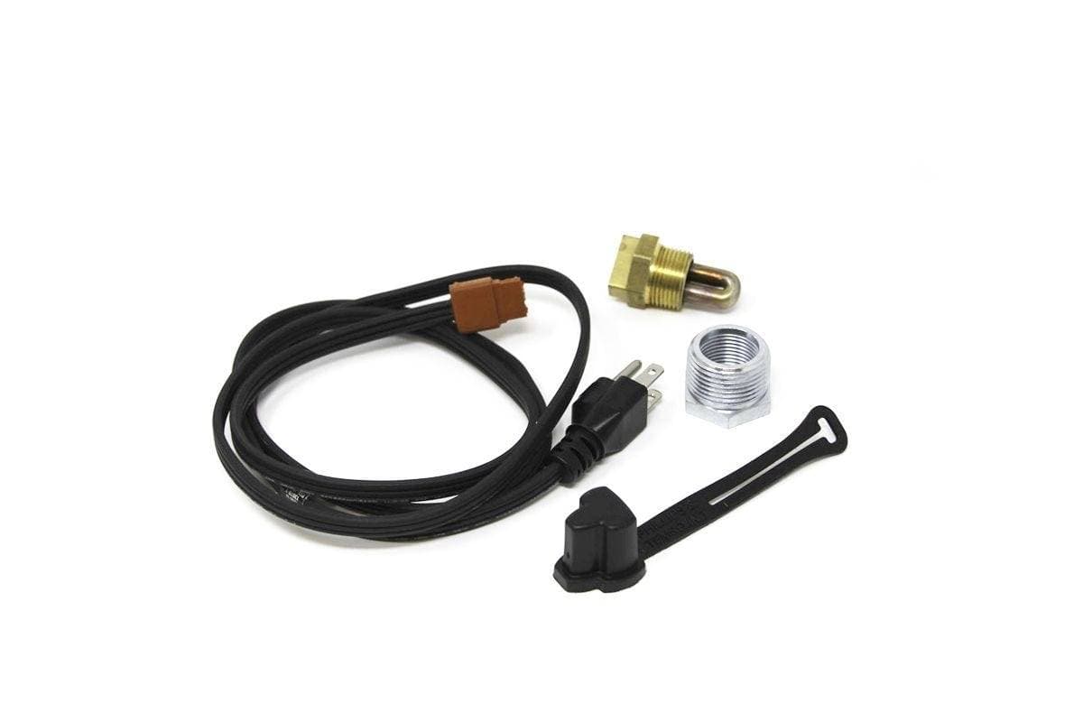 Genuine Bobcat Engine Heater Block Kit, 6720808 showing the cord, bushing, and heating element.