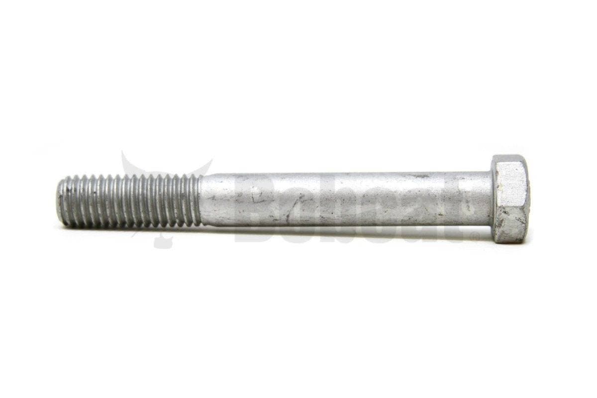 Genuine Bobcat Bolt, 17C864 showing length with threads on the lower third of the bolt.