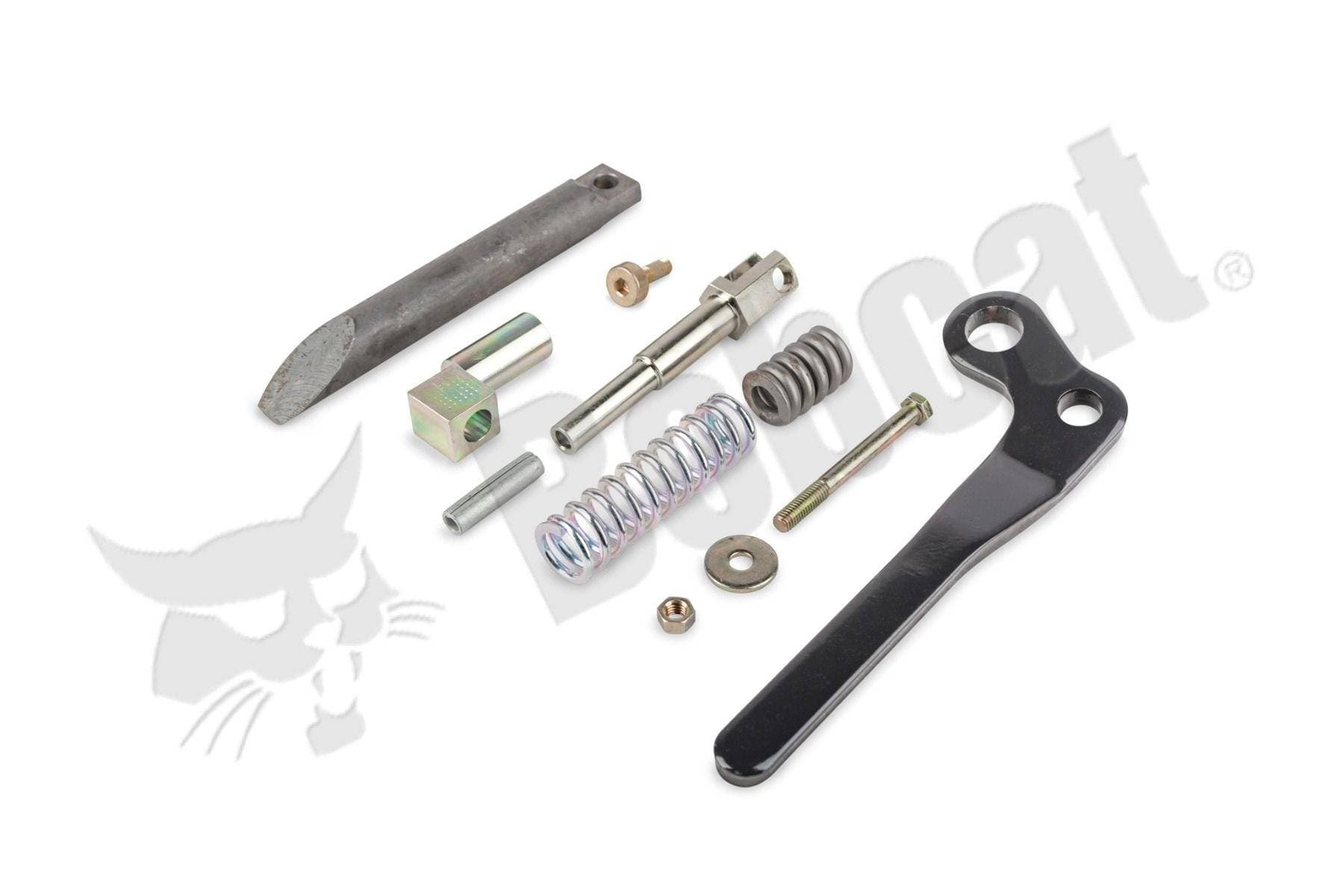 Genuine Bobcat Replacement Lever Kit for the Bob-Tach Mounting System showing close-up of parts.