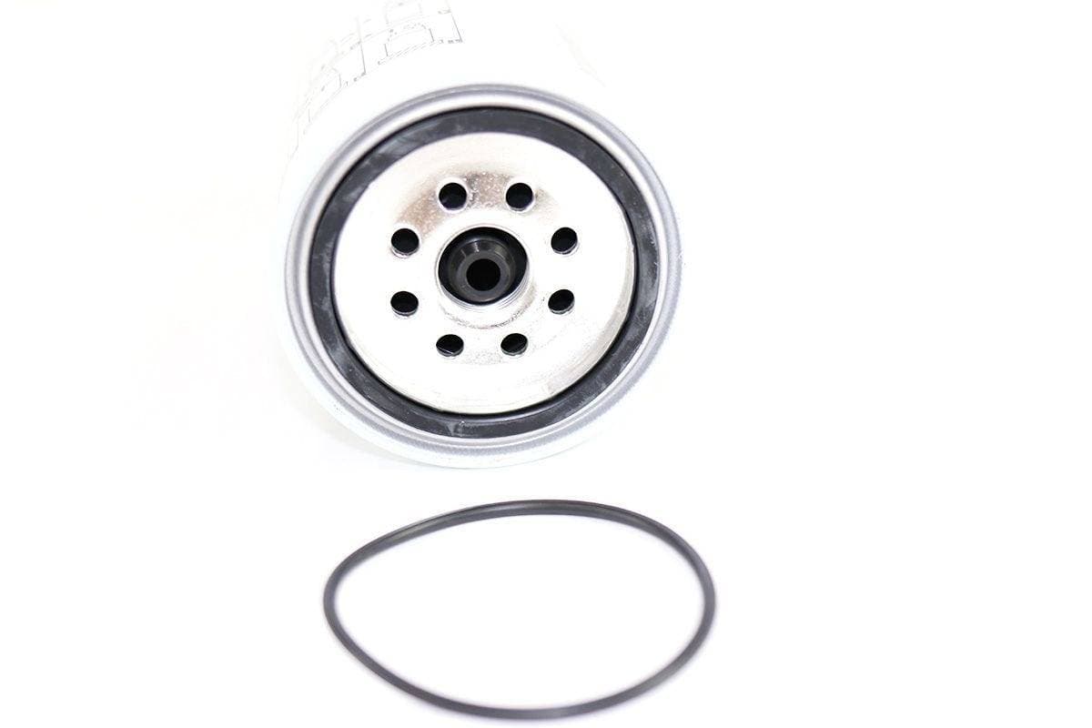 Genuine Bobcat Fuel Filter 7336334 showing inlet holes with seal.