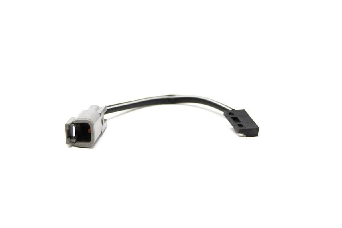 Genuine Bobcat Door Sensor, 678459 showing sensor and 2-way connector, view of the inside of the sensor.