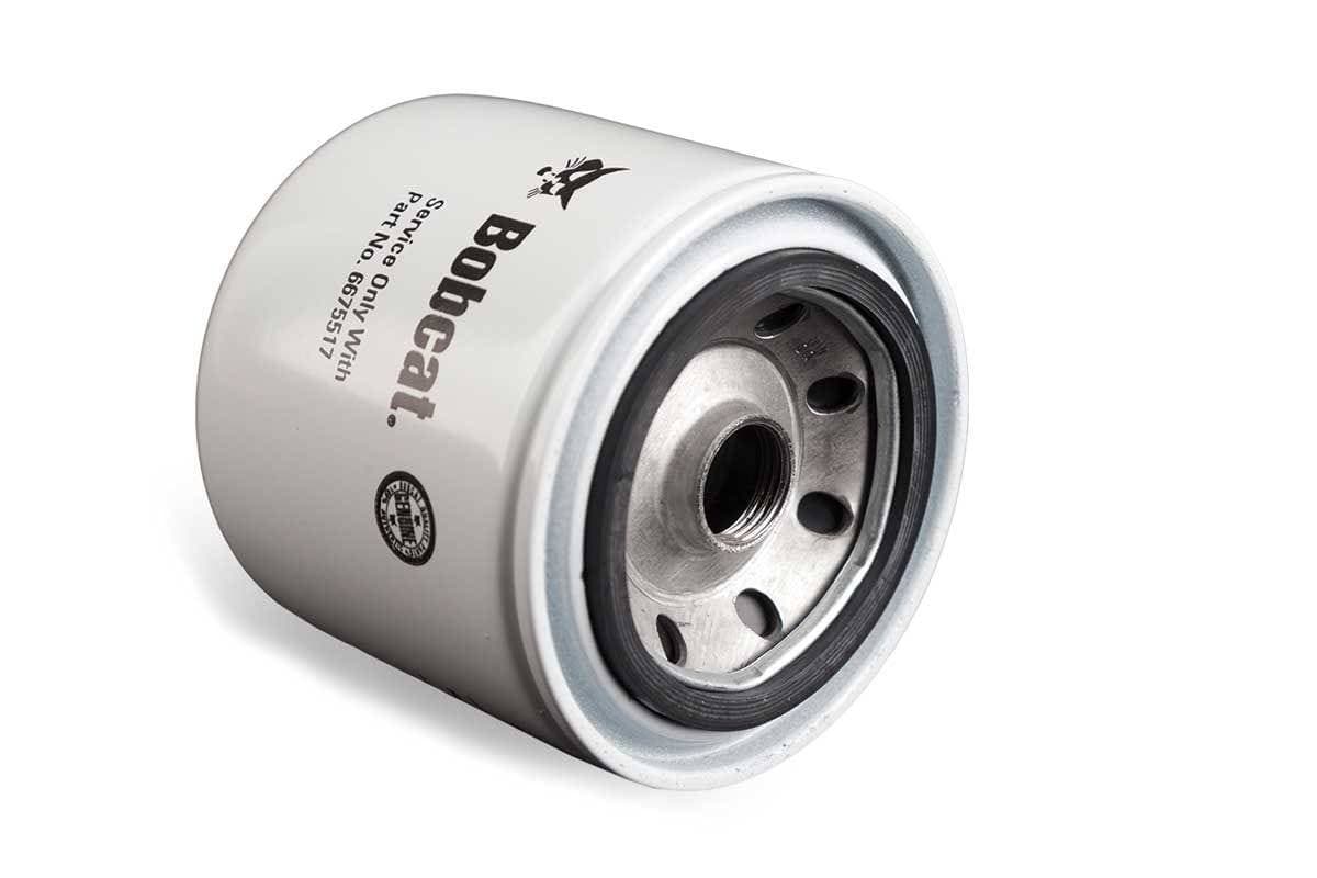 Genuine  Bobcat Engine Oil Filter, 6675517, showing spin-on design.