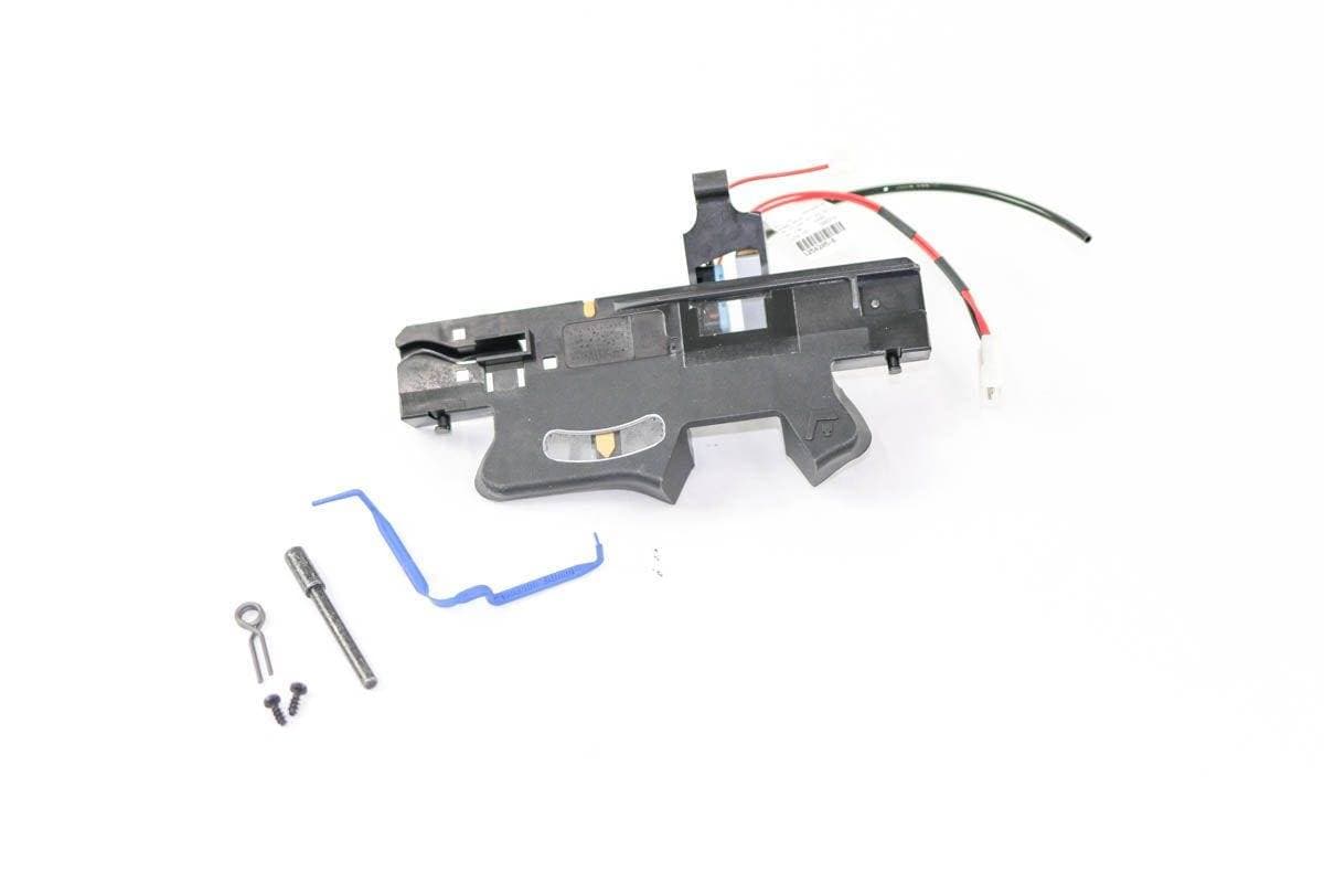 Genuine Bobcat Housing, 7011178 for air suspension seat showing the front side and hardware.