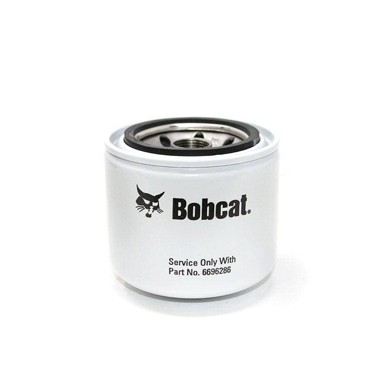 Genuine Bobcat Engine Oil Filter, 6696286 shown with part number printed on canister.