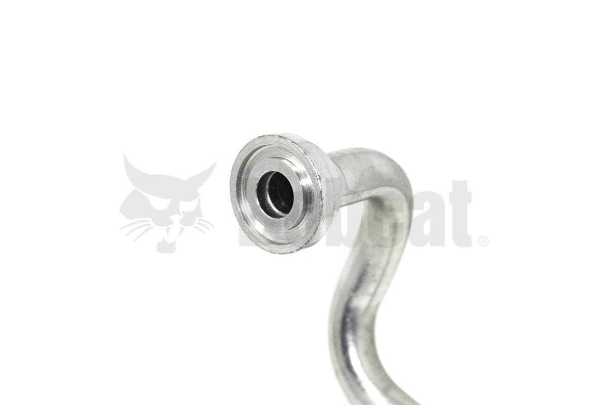 Genuine Bobcat Hydraulic Hose, 7241991, showing the wide end of the hose.