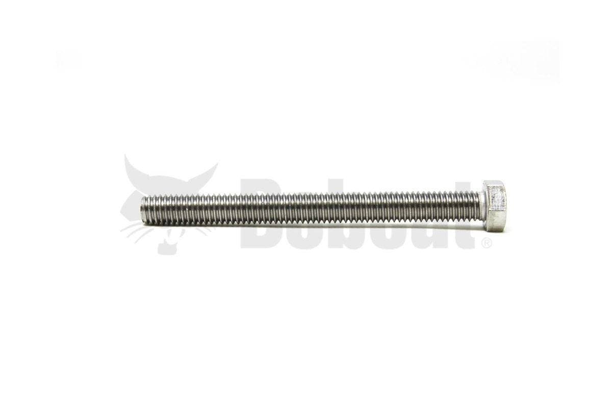 Genuine Bobcat Bolt, 7197120, showing the entire length of bolt.