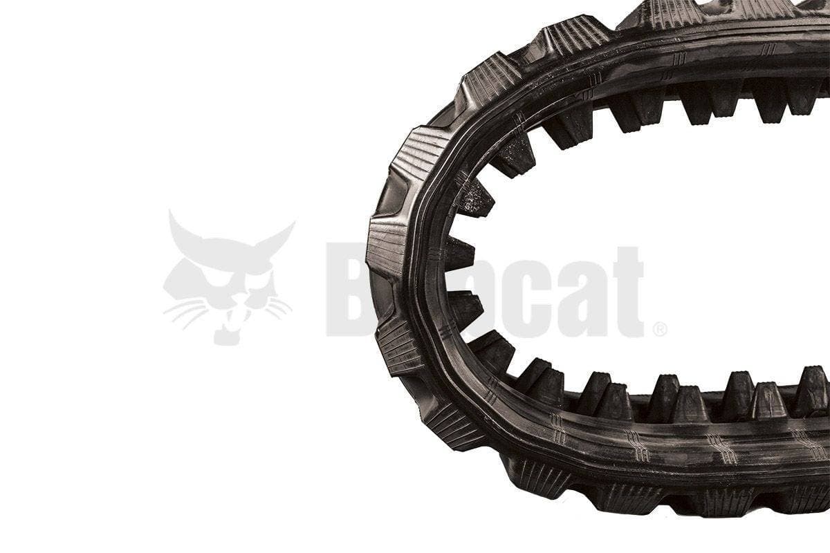 Genuine Bobcat C-Pattern Rubber Tracks, 6680150 showing profile of track.