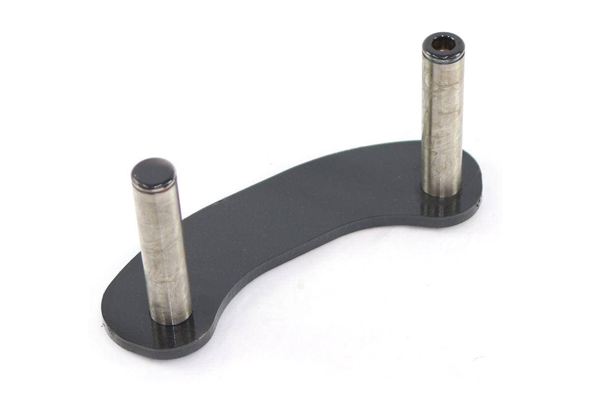 Genuine Bobcat Guide Link 7173235 showing pins for the bucket link.