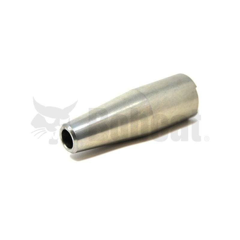 Genuine Bobcat Tapered Pivot Pin, 7170609, showing the narrow end.