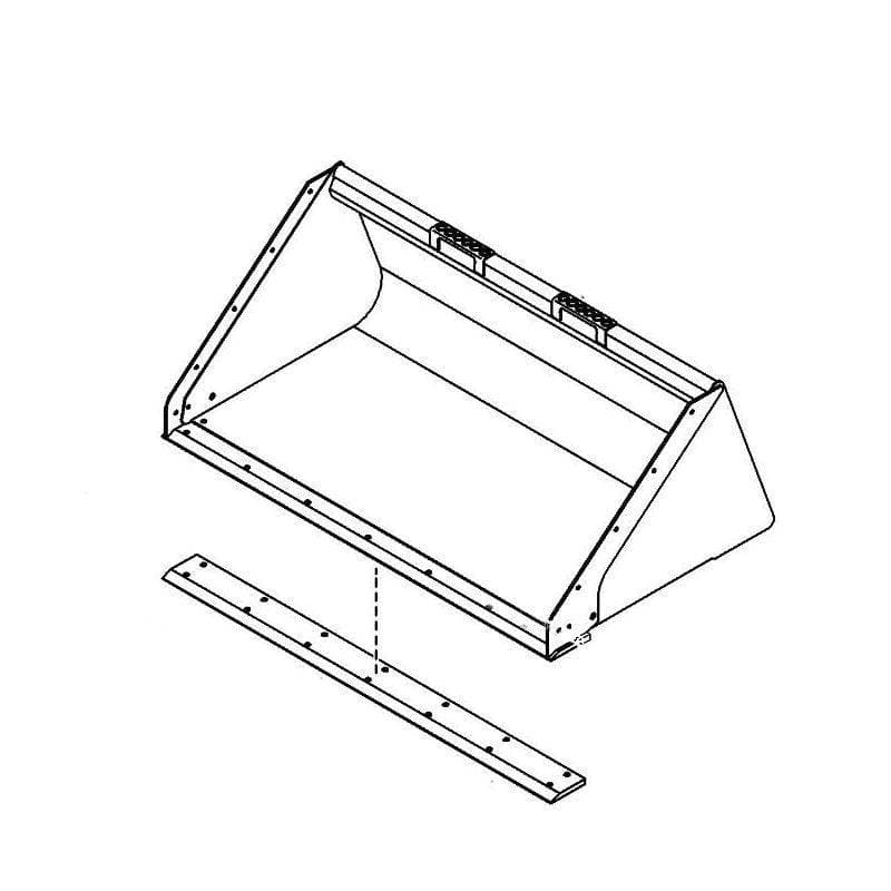 Genuine Bobcat 88 Inch Bolt-On Cutting Edge, 6727317 view 2.