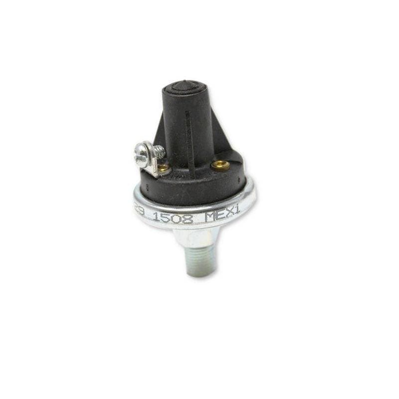 Genuine Bobcat Hydraulic Oil Pressure Switch, 6671062 standing on screw. 