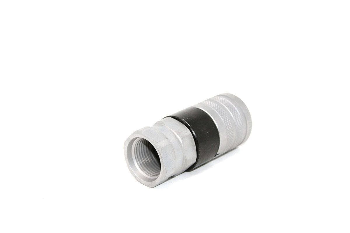 Genuine Bobcat-Flat Faced Female Coupler, 1/2" body, 1-1/16" SAE thread, 7246797-view 1