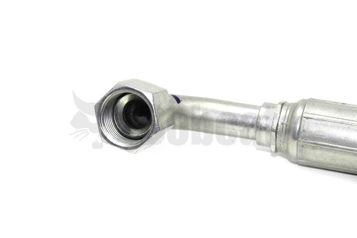 Genuine Bobcat Hydraulic Hose, 7241991, showing the threaded end of the hose.