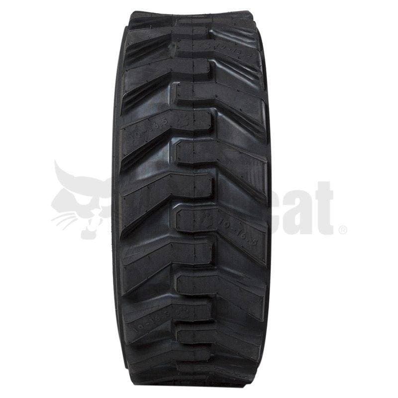 Genuine Bobcat Skid Steer Tire, 10X16.5, 10 Ply, 7322705 showing the tread.
