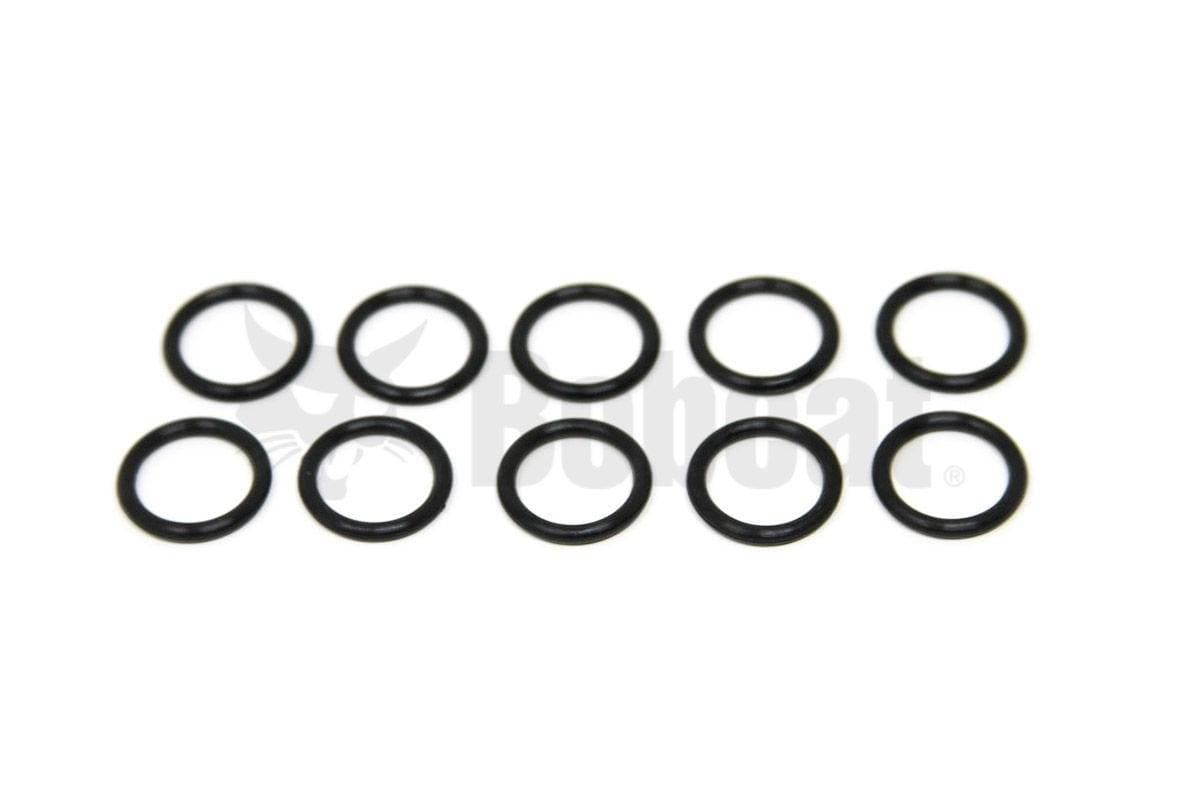 Genuine Bobcat O-Ring, 79K8 for use with straight thread fitting bosses shown in a group of 10.
