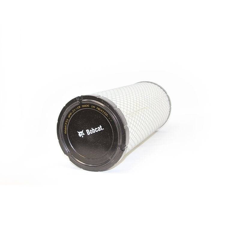 Genuine Bobcat outer air filter 6666333 showing closed end.