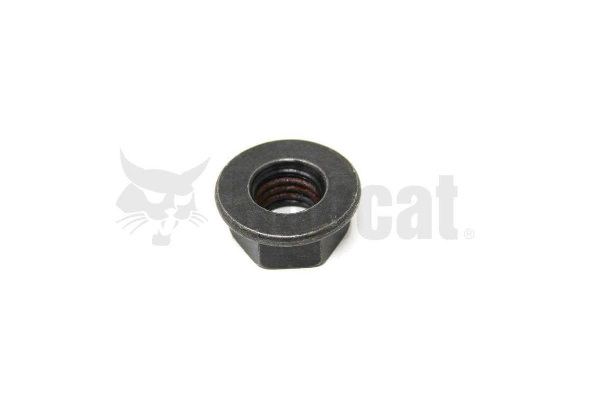 Genuine Bobcat Nut, 7251863 with flat side facing upward. 