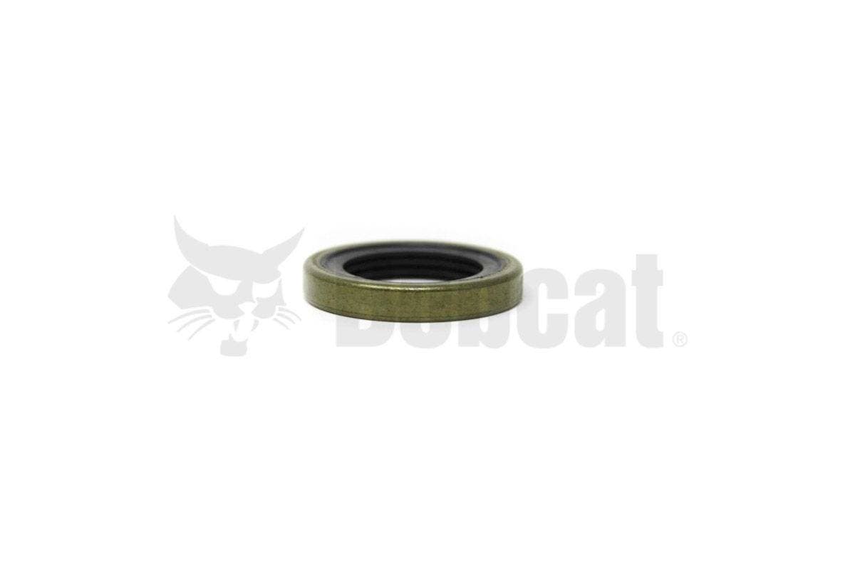 Genuine Bobcat Seal Lip, 7325259 laying flat with a side view. 