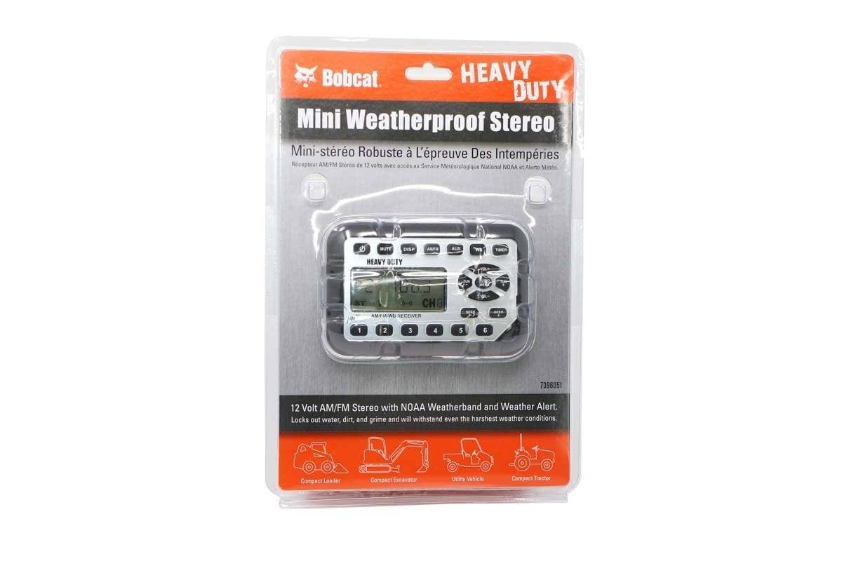 Genuine Bobcat Heavy-Duty Weatherproof Mini Stereo 7396051 view 1