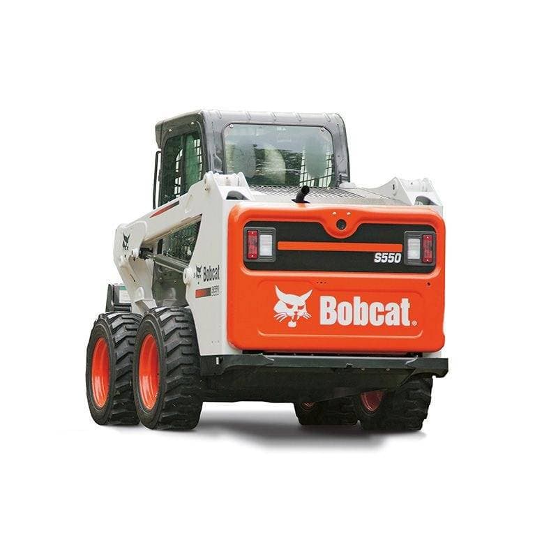 Genuine Bobcat White Bobcat Logo Tailgate Decal, 6735901 view 1.