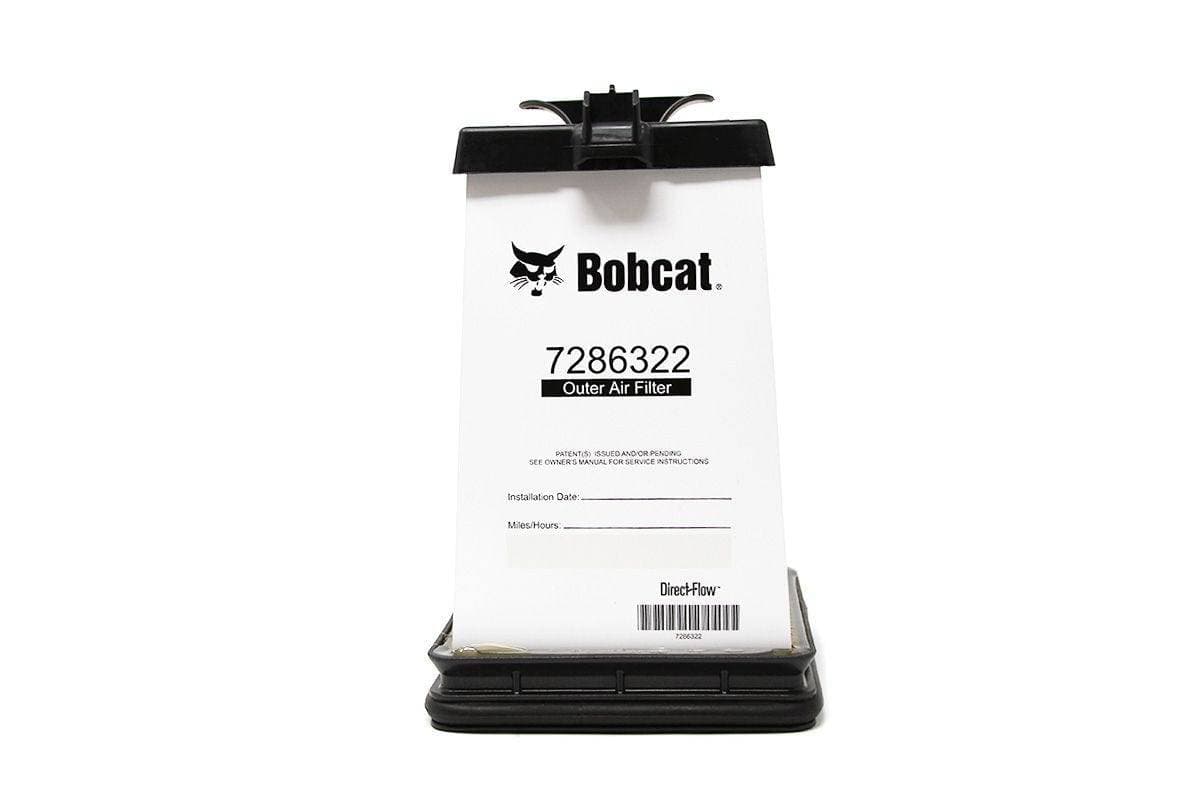 Genuine Bobcat Outer Air Filter, 7286322 showing the outer label.