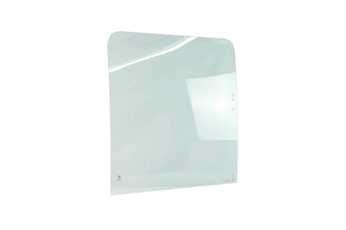 Genuine Bobcat Front Glass 7332763 showing the safety cab glass for the E85.