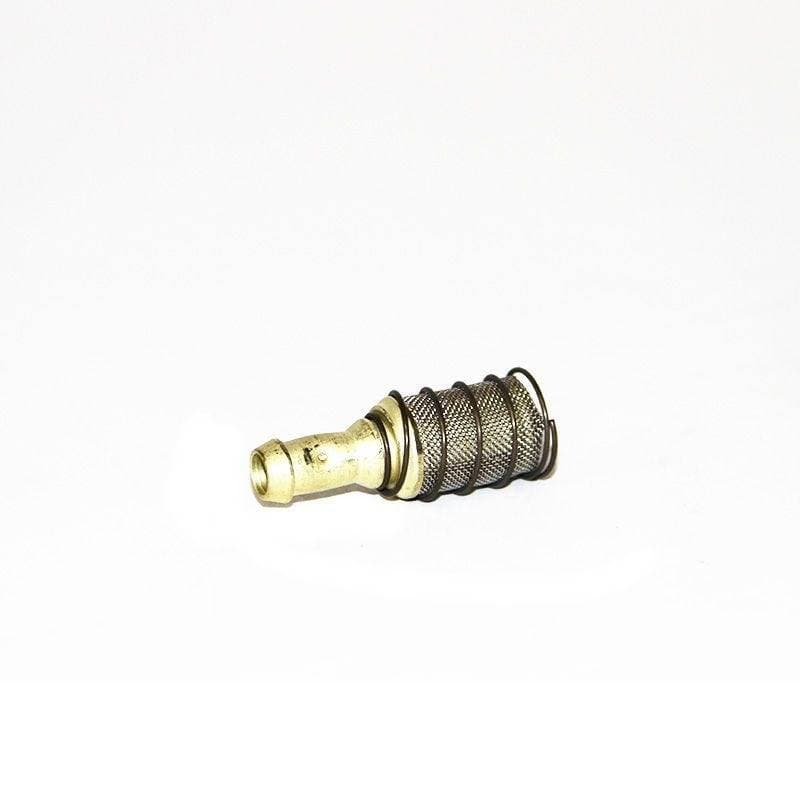 Genuine Bobcat Fuel Tank Pickup Screen, 6650239, showing mesh screen, spring, and 1/4 inch hose attachment.