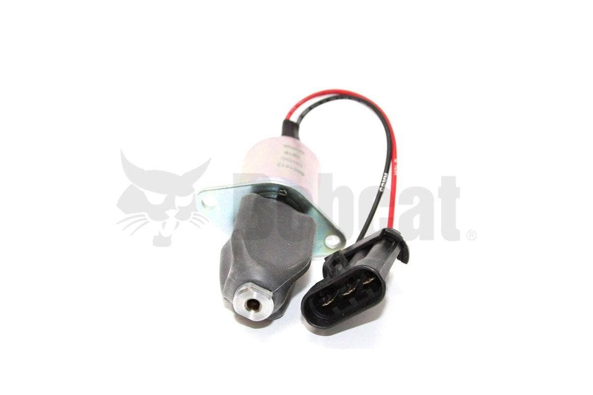 Genuine Bobcat Fuel Shut Off Solenoid, 6681513 showing plug. 