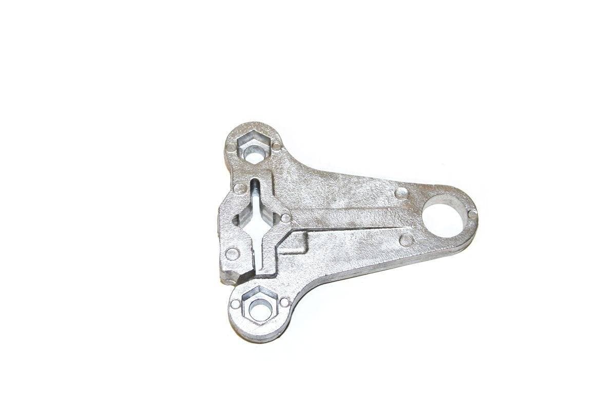 Genuine Bobcat Pintle Lever, 6701145 for the loader steering levers showing the bolt holes with hex nut mold.